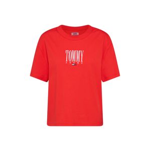 Tommy Jeans Tričko 'Embroidery Graphic'  červená