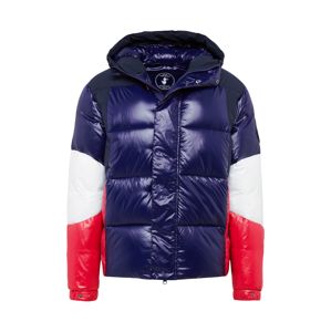 SAVE THE DUCK Zimní bunda 'GIUBBOTTO CAPPUCCIO'  tmavě modrá / červená / bílá