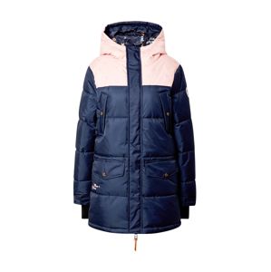 Femi Stories Zimní bunda 'Pandi'  světle růžová / námořnická modř
