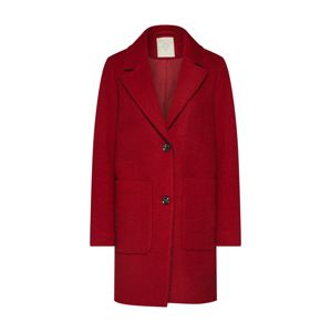 EDC BY ESPRIT Přechodný kabát 'Knitted Wool'  červená