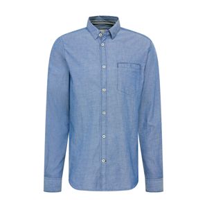 TOM TAILOR Košile  bílá / kouřově modrá