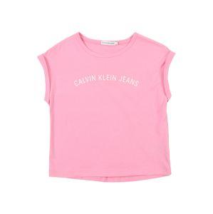Calvin Klein Jeans Top  pink / bílá