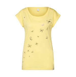 Iriedaily Tričko 'Butterflies Tee'  žlutá