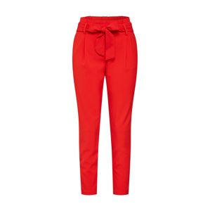 ONLY Kalhoty se sklady v pase 'FINI'  červená