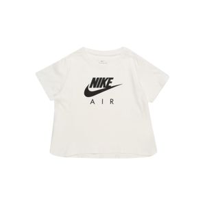 Nike Sportswear Tričko 'G NSW NIKE AIR CROP'  černá / bílá