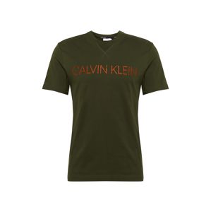 Calvin Klein Tričko  olivová