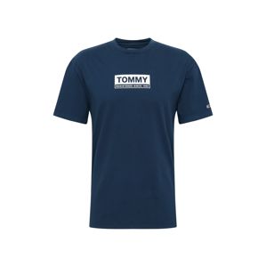 Tommy Jeans Tričko  bílá / námořnická modř