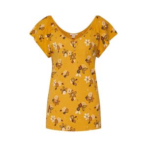 ESPRIT Tričko 'AOP AW Tee'  zlatě žlutá