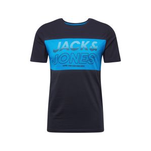 JACK & JONES Tričko  tmavě modrá