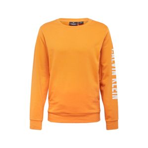 Calvin Klein Performance Sportovní mikina  oranžová / bílá