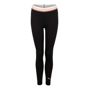 PUMA Sportovní kalhoty 'Soft Sports'  růžová / černá