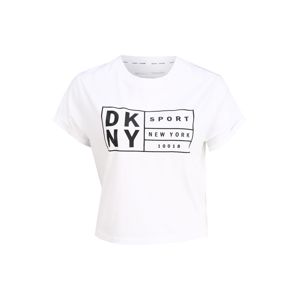 DKNY Sport Funkční tričko  černá / bílá