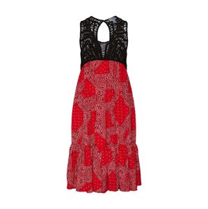 True Religion Letní šaty 'BANDANA DRESS'  červená / černá