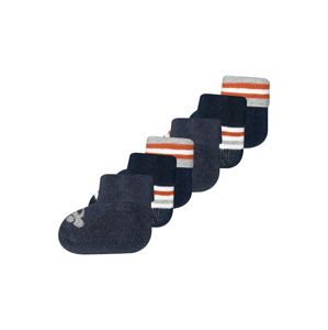 EWERS Ponožky  tmavě modrá / bílá / hnědá