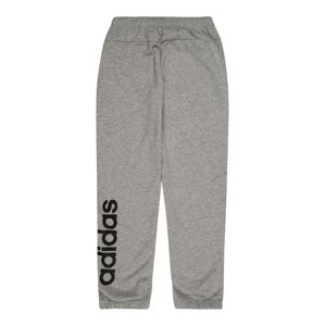 ADIDAS PERFORMANCE Sportovní kalhoty 'Essentials Linear'  šedý melír / černá