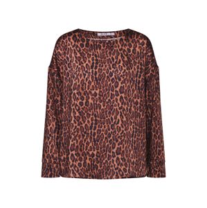NA-KD Halenka 'leopard blouse'  hnědá / černá