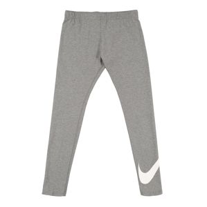 Nike Sportswear Legíny 'FAVORITES'  šedá / bílá