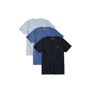 Abercrombie & Fitch Tričko  modrá / světlemodrá / antracitová
