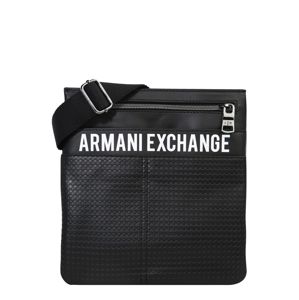 ARMANI EXCHANGE Taška přes rameno  bílá / černá
