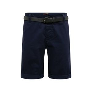 Review Chino kalhoty 'CHINO BASIC BELT'  námořnická modř