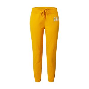 GAP Kalhoty 'FASH'  zlatě žlutá / bílá