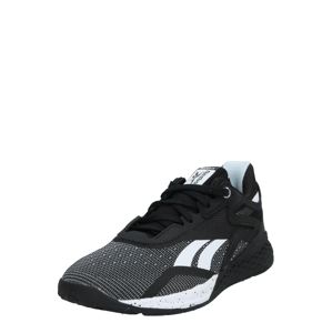 REEBOK Sportovní boty 'Nano X'  černá / bílá