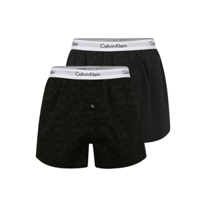 Calvin Klein Underwear Boxerky  šedý melír / tmavě zelená / černá / bílá