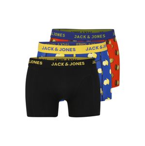 JACK & JONES Boxerky 'JACFRUIT'  oranžová / černá / modrá