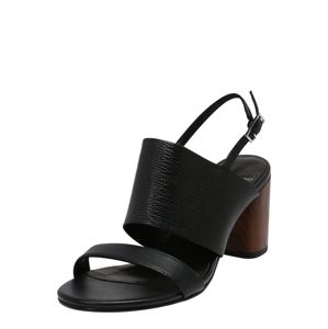 VAGABOND SHOEMAKERS Páskové sandály 'Carol'  černá
