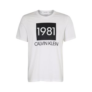 Calvin Klein Underwear Pyžamo krátké 'S/S CREW NECK'  bílá