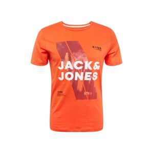 JACK & JONES Tričko 'Jeep Tee'  mix barev / tmavě oranžová