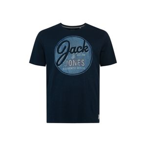 Jack & Jones Plus Tričko  námořnická modř / modrá
