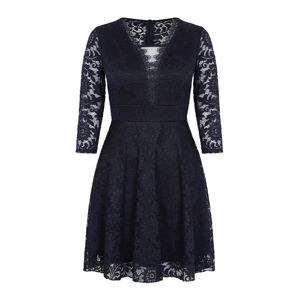 Mela London Koktejlové šaty 'LACE OVERLAY'  černá