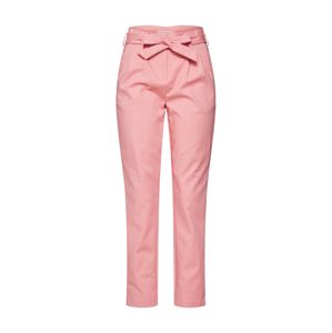 VILA Kalhoty se sklady v pase  růžová