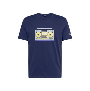 Champion Authentic Athletic Apparel Tričko  námořnická modř / žlutá