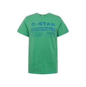 G-Star RAW Tričko 'Originals Water'  zelená