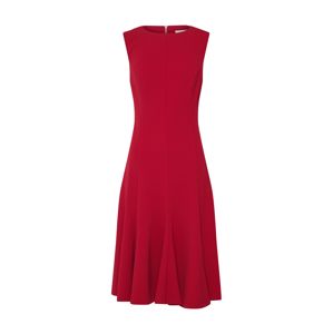 Calvin Klein Koktejlové šaty 'FIT AND FLARE DRESS NS'  červená