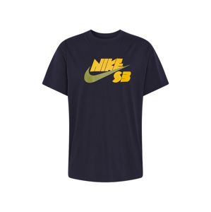 Nike SB Tričko  černá / žlutá / zelená