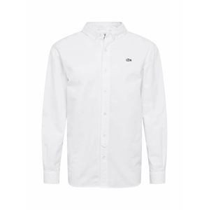 Lacoste LIVE Společenská košile 'CHEMISE MANCHES LONGUES'  bílá
