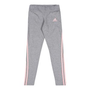 ADIDAS PERFORMANCE Sportovní kalhoty  světle růžová / šedý melír