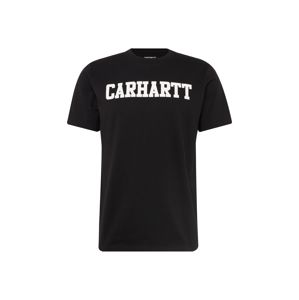 Carhartt WIP Tričko 'College'  černá / bílá