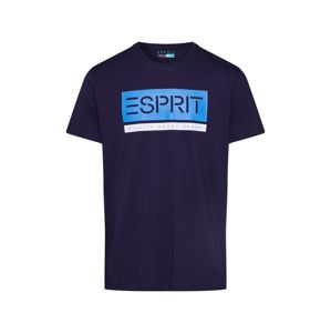 ESPRIT Tričko  námořnická modř / světlemodrá / bílá