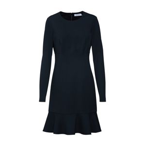 Calvin Klein Šaty 'PUNTO FLARE HEM DRESS 3/ V SLV'  černá