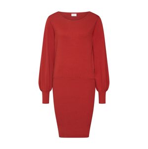 VILA Úpletové šaty 'Visti'  červená