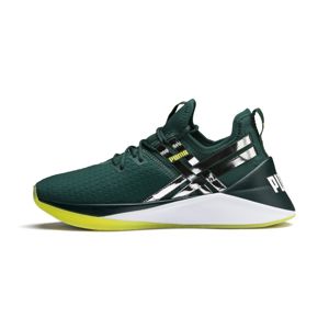 PUMA Sportovní boty 'Jaab Xt Tz'  tmavě zelená / stříbrná