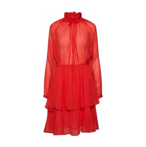 NA-KD Šaty 'High Frill Neck Dress'  červená