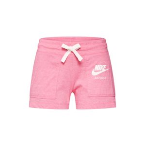 Nike Sportswear Sportovní kalhoty 'Vintage'  pink / bílá