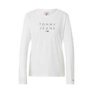 Tommy Jeans Tričko  bílá / černá