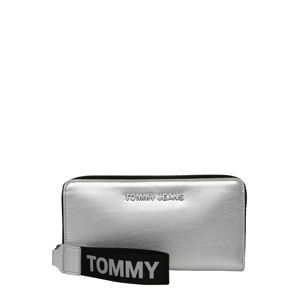 Tommy Jeans Peněženka  černá / stříbrná