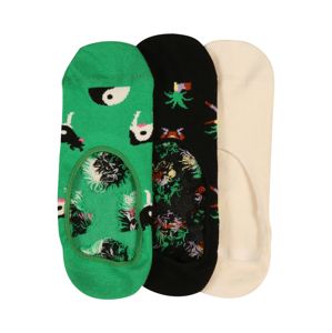 Happy Socks Ťapky  světle růžová / zelená / černá